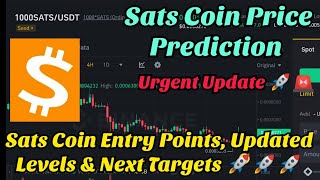 sats coin price prediction  sats token price prediction  1000sats Coin prediction [upl. by Leirol680]