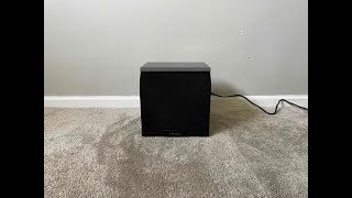 Definitive Technology SC 2000 SuperCube Home Theater Powered Active Subwoofer [upl. by Saxon]