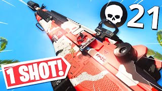 the New 1 SHOT KILL RIFLE in WARZONE ITS SO BROKEN Modern Warfare Warzone [upl. by Rebekkah]