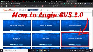 How to login evsenablers video series evs enablers [upl. by Anilec]