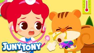 Playing Hospital 🩹 Hospital Play  Occupation amp Job Songs  Playtime Songs for Kids  JunyTony [upl. by Jenkel]