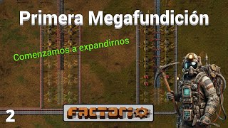 Primera GRAN Megafundición y BUS en FACTORIO Episodio 2 [upl. by Vivle]