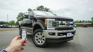 2018 Ford F250 Super Duty King Ranch Start Up Walkaround Test Drive and Review [upl. by Greenwald]