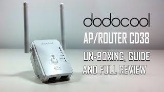 dodocool N300 WiFi Extender WiFi Range Extender RouterRepeaterAP  Review [upl. by Nork]