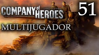 Company of Heroes  51ª Partida Multijugador Montargis  4 vs 4 [upl. by Issak]