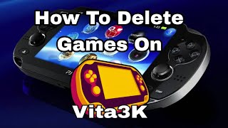 How To Delete Games Vita3K Emulator [upl. by Aysab]