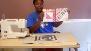 Easy Quilting Joining Quilt As You Go Blocks [upl. by Korman]