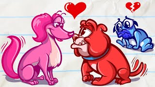 Pencilmate amp Pencilmiss 🐶 GOOD DOG 🐶 2021 COMPILATION 💥 Cartoons  Animation  Pencilmation [upl. by Whitcomb]