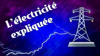 LELECTRICITE  questce que cest cours 1 [upl. by Shanie]