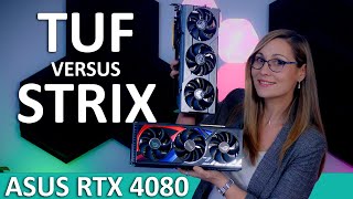 ASUS RTX 4080 Cards  ROG Strix vs TUF Gaming vs Founders Edition [upl. by Eniamrahs650]