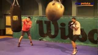 Wladimir Klitschko amp his sparring partner Michael Hunter  Heavy Bag Workout [upl. by Buffo981]