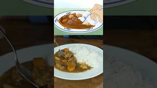 Navy Curry 🍛 from One Piece 🏴‍☠️ sanji navy curry onepiece anime manga food [upl. by Naloj201]