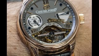 Greubel Forsey Double Tourbillon 30 degrees Vision REVIEW [upl. by Sumahs483]