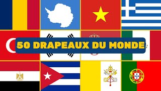 QUIZ DRAPEAUX 50 DRAPEAUX DU MONDE [upl. by Atlante]