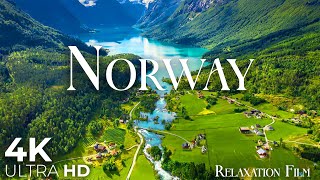 Norway 4K • Scenic Relaxation Film with Peaceful Relaxing Music and Nature Video Ultra HD [upl. by Anitnauq]