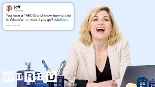 Jodie Whittaker Answers Doctor Who Questions From Twitter  Tech Support  WIRED [upl. by Phares]