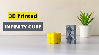 3D Printed Fidget Infinity Cube DIY Print In Place [upl. by Stearns]