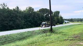 Mack Pinnacle day cab hauling an empty log trailer [upl. by Lathe]