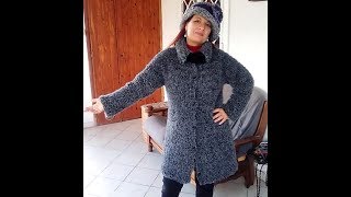 CAPPOTTO ALLUNCINETTO FACILE tutorial per ogni taglia e filato [upl. by Akehs]