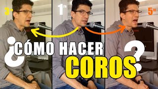 ¿Cómo hacer COROS  Voces ARMONIZADAS  TUTORIAL  RGR [upl. by Nonohcle711]