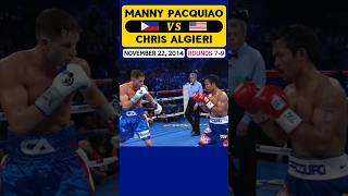 Manny Pacquiao 🇵🇭 VS 🇺🇸 Chris Algieri  November 22 2014  ROUNDS 79 [upl. by Niwled]