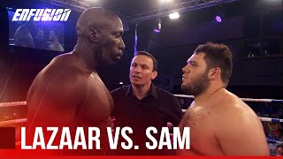 Ismael Lazaar vs Daniel Sam  David amp Goliath Full Fight [upl. by Heidie]