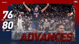 Mississippi State vs Liberty First round NCAA tournament extended highlights [upl. by Anivlac]