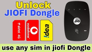 how to unlock jiofi device  how to use any 4G sim in jiofi  Unlock Any WiFi Router Hotspot Dongle [upl. by Veronike]