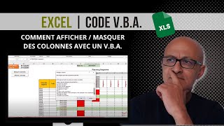 Colonnes dExcel  Comment Les Afficher Ou Les Masquer  Code VBA [upl. by Maxantia]