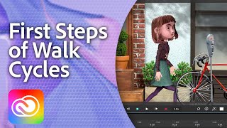 How to Make Your Animations Walk  Animating Walk Cycles  Adobe Character Animator  Creative Cloud [upl. by Odlanyer]