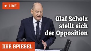 Livestream Schlagabtausch im Bundestag  DER SPIEGEL [upl. by Alejandro]