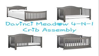 DiyMommy Davinci Meadow 4N1 Crib Assembly [upl. by Meakem436]