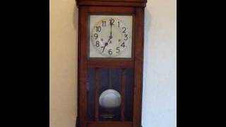 JUNGHANS WESTMINSTER CHIME WALL CLOCK [upl. by Ahsied87]