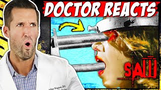 ER Doctor REACTS to Unbeatable Saw Traps 3 [upl. by Grania]