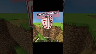 Minecraft Drawbridge Tutorial minecraft minecrafttutorial [upl. by Namyw]