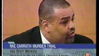 3 Rae Carruth Trial Testimony of Van Brett Watkins [upl. by Crespi]