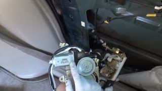 Honda Odyssey Sliding Door Latch Motor Repair [upl. by Imit638]