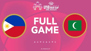 Philippines v Maldives  Full Basketball Game  FIBA U18 Womens Asia Cup 2024  Div B  Group Phase [upl. by Ljoka]