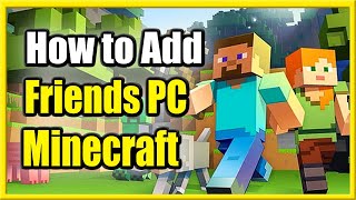 How to ADD FRIENDS on MINECRAFT PC Fast Method [upl. by Inaleon890]