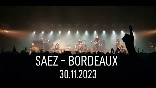 CONCERT SAEZ BORDEAUX 30112023 [upl. by Kolnick]