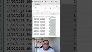 Calcular dias e meses entre datas no Excel  shorts [upl. by Yahsan980]