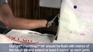 Install and Flash a Flanged Window Using FlexWrap™ NF and Flashing Tape  DuPont™ Tyvek® [upl. by Dwane881]