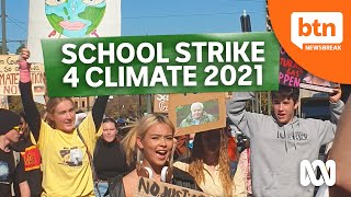 Students March at First quotSchool Strike 4 Climatequot Since COVID19 [upl. by Gibrian448]