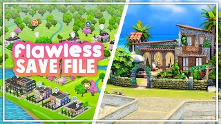 this FLAWLESS sims 4 save file has diverse families amazing builds amp so much realism [upl. by Byler]