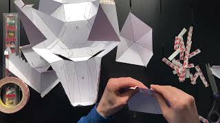 Papercraft Wolf Mask for World Book Day and Halloween Costumes [upl. by Nanreit678]