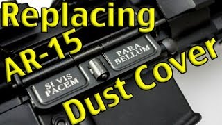 Replacing AR15 ejection port dust cover  EASY [upl. by Anedal334]