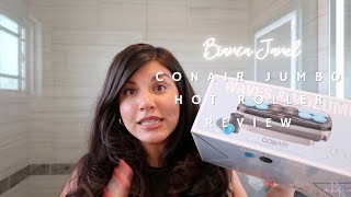 Conair JUMBO Hot Roller Reviews and Tutorial  How to get Voluminous Hair  Bianca Janel [upl. by Narda]