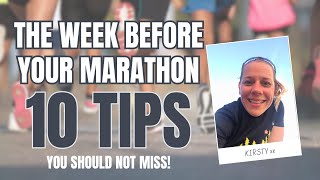 Marathon Preparation 10 Top Tips Revealed For Your Best Ever Marathon 🔥 [upl. by Dzoba28]