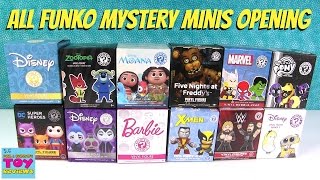 Funko Vinyl Figure Palooza Opening Disney Barbie WWE Moana  PSToyReviews [upl. by Koffman]