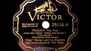 1935 HITS ARCHIVE Truckin’  Fats Waller [upl. by Behnken]